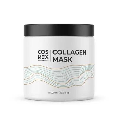 Cosmex Collagen Hair Mask Маска для волос с коллагеном 500 мл