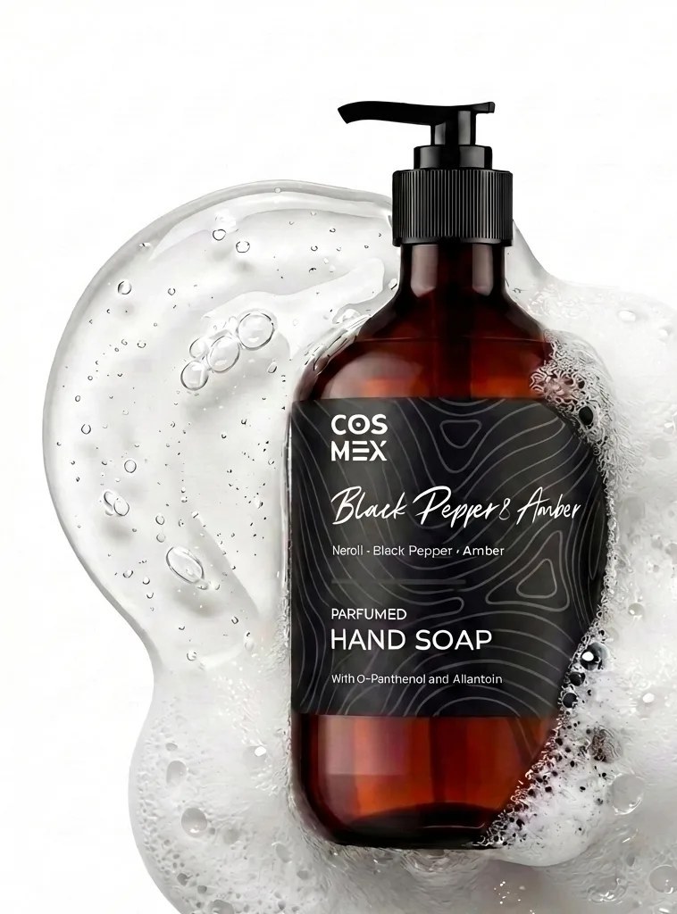 COSMEX NOIR жидкое мыло для рук парфюмированное 500 мл Black Pepper